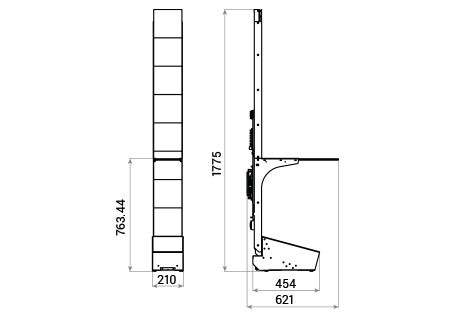 SPECIFICATII TEHNICE Accesoriu aparate de joc Upright General 