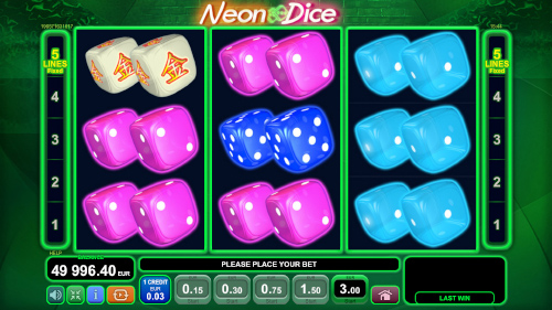 Neon Dice