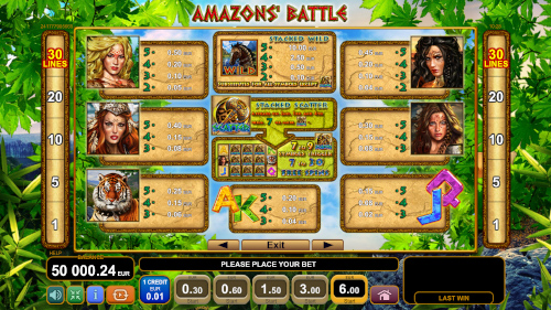 Amazons` Battle 