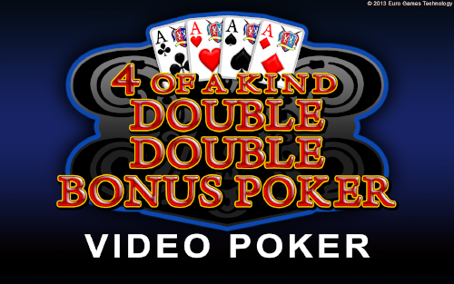 4 of a Kind Double Double Bonus Poker 