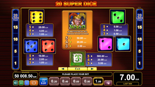 20 Super Dice