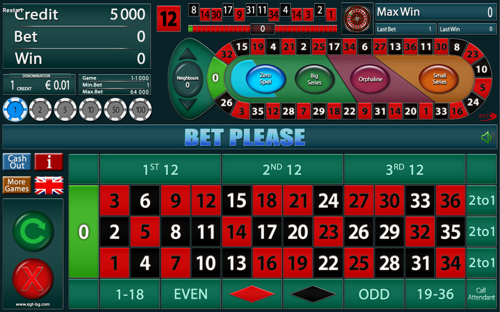 Ruleta Eurpeana Live