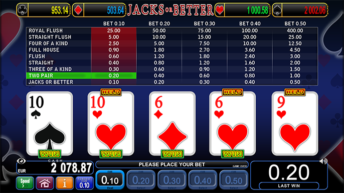 Jacks or Better Poker