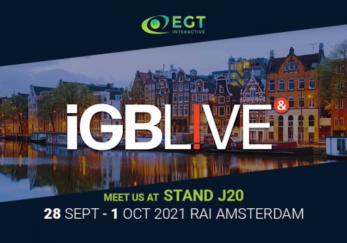 EGT Interactive participă ca Sponsor GOLD la iGB Live, în Amsterdam!