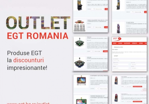 Discount-uri impresionante la produsele din Outlet EGT România